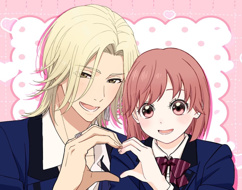 protagonist and sakurai ruka (tokimeki memorial and 2 more) drawn by nocchan_chicchi