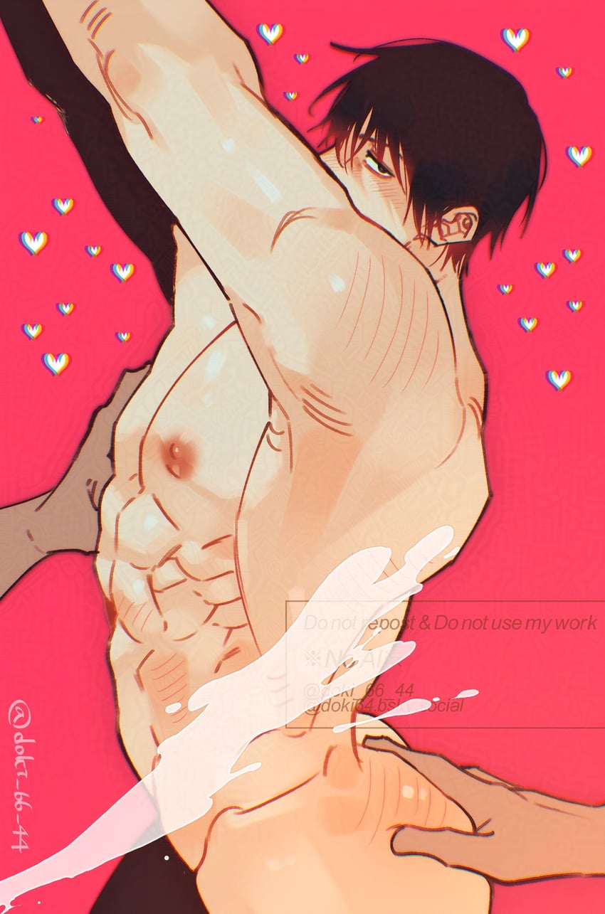 fushiguro touji (jujutsu kaisen) drawn by doki_(doki_66_44)
