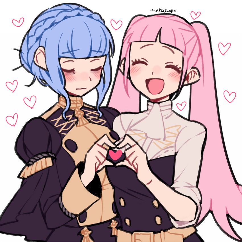 hilda valentine goneril and marianne von edmund (fire emblem and 1 more) drawn by do_m_kaeru