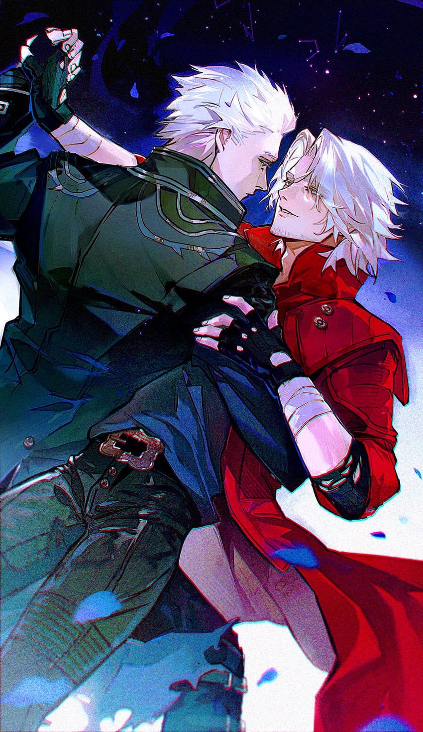 dante and vergil (devil may cry and 2 more) drawn by www_(1184187582)