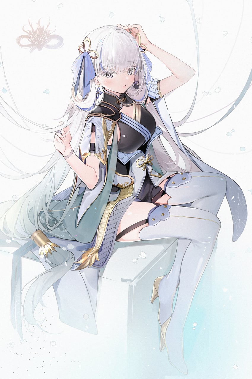 jinhsi (wuthering waves) drawn by silver_(chenwen)