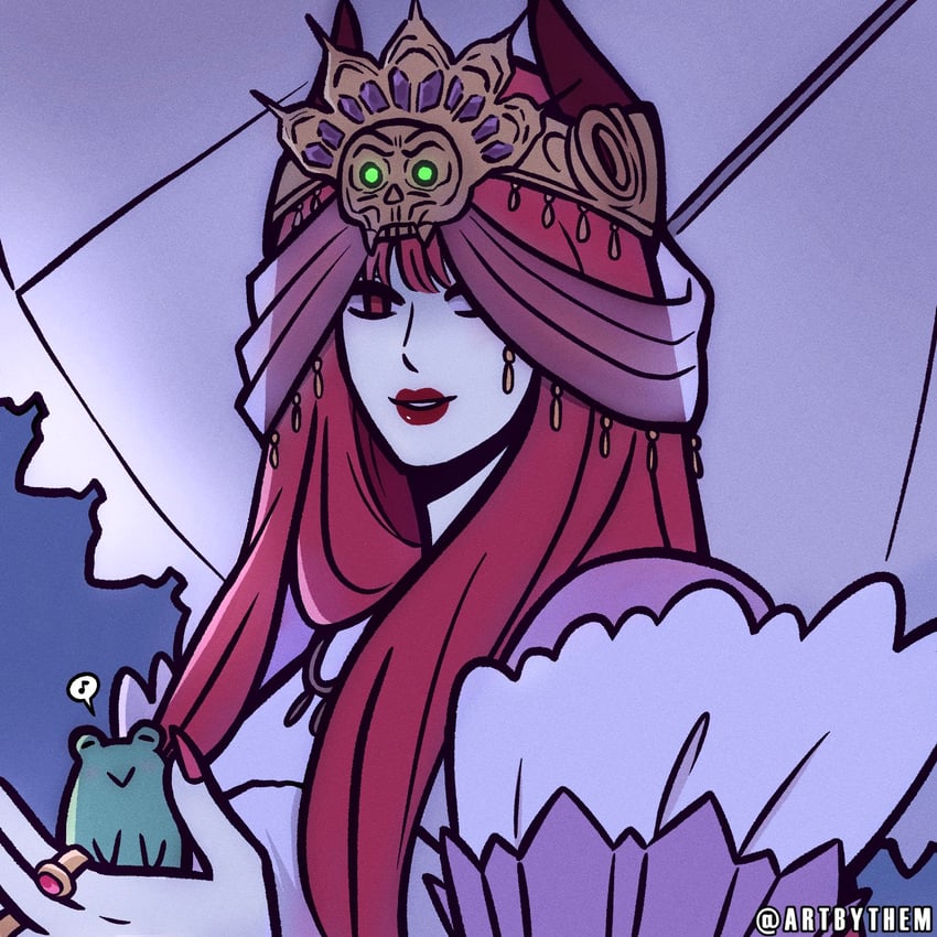 baal zebul (bayonetta and 1 more) drawn by artbythem