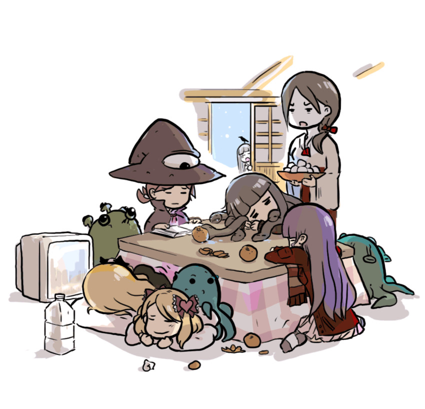 snax, mopple, mr. mopps, calistor, mr. muddles, and 3 more (momoka corner) drawn by dan_kim