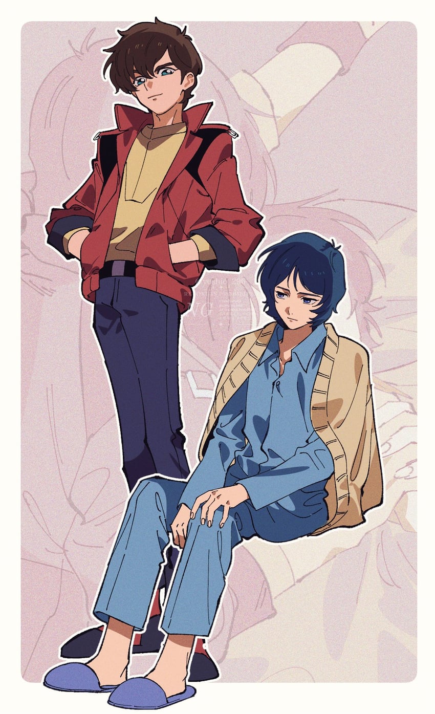 kamille bidan and judau ashta (gundam and 1 more) drawn by yoshio_296