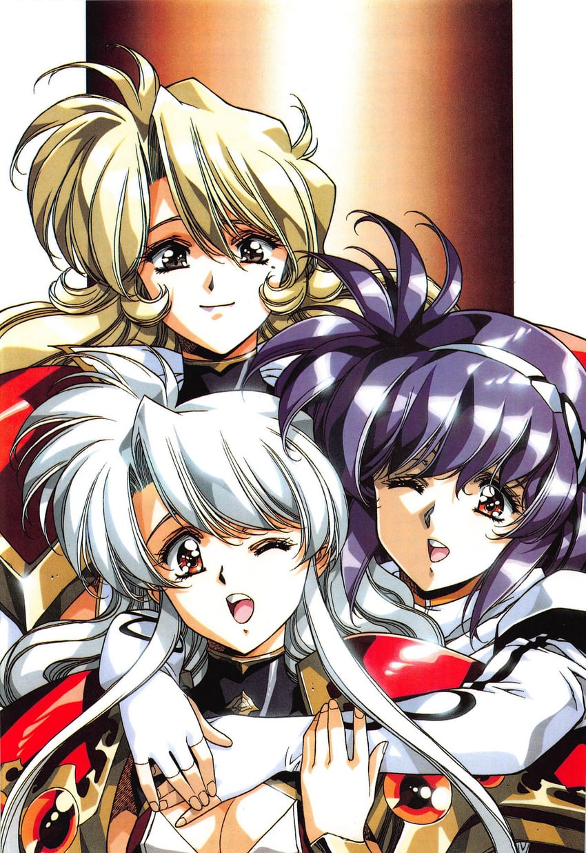 claret, lambda, and brenda (langrisser and 1 more) drawn by urushihara_satoshi