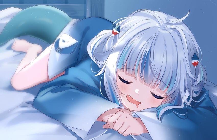 gawr gura (hololive and 1 more) drawn by chocola_vt