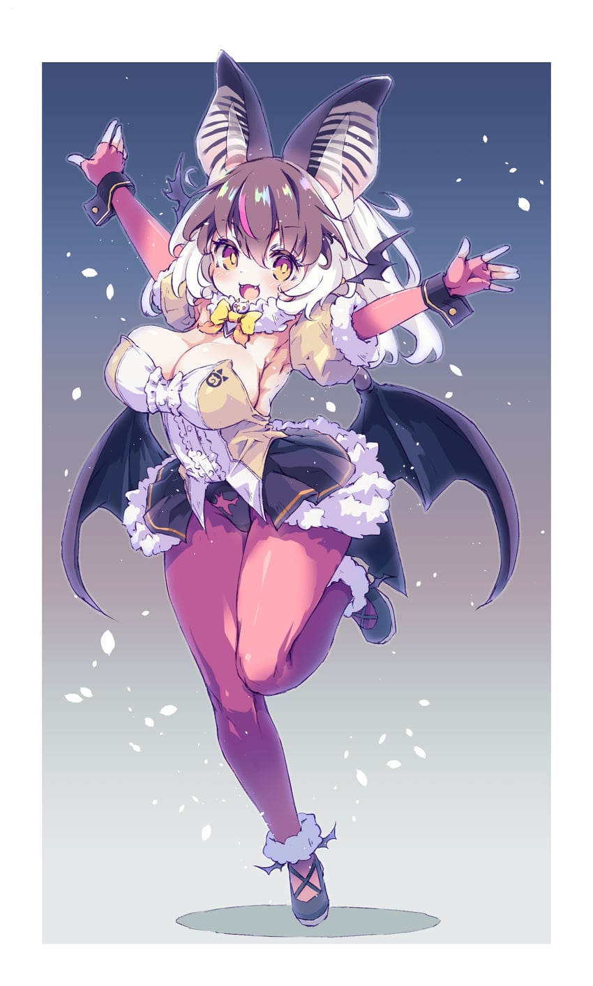 brown long-eared bat (kemono friends and 1 more) drawn by kolshica