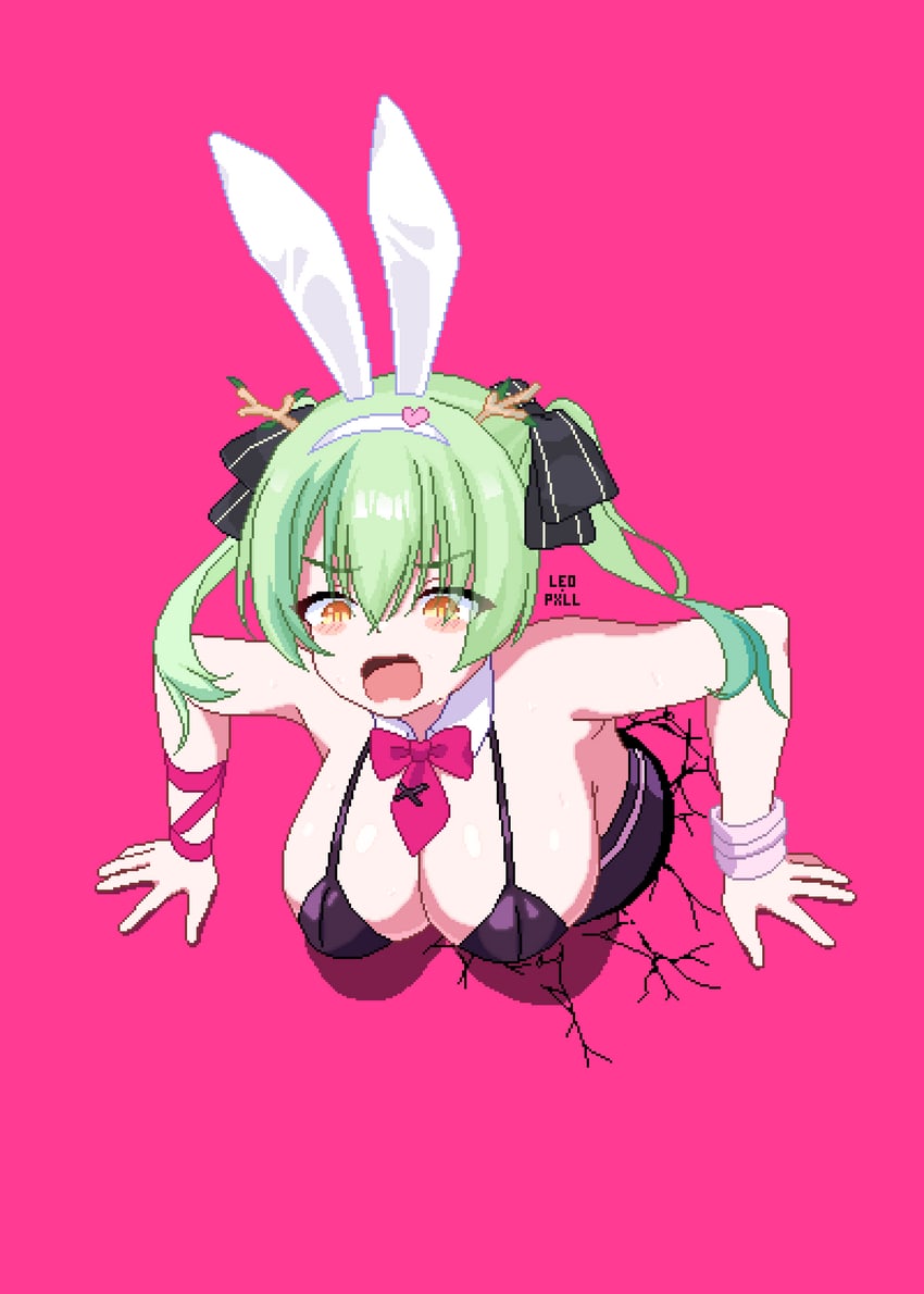 ceres fauna (hololive and 2 more) drawn by leopxl