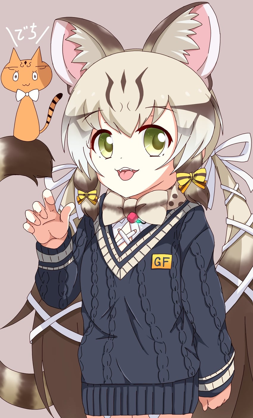 geoffroy's cat (kemono friends and 1 more) drawn by hata_(user_ehfr2334)