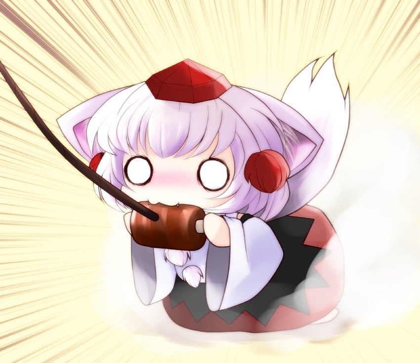 inubashiri momiji (touhou) drawn by yume_shokunin