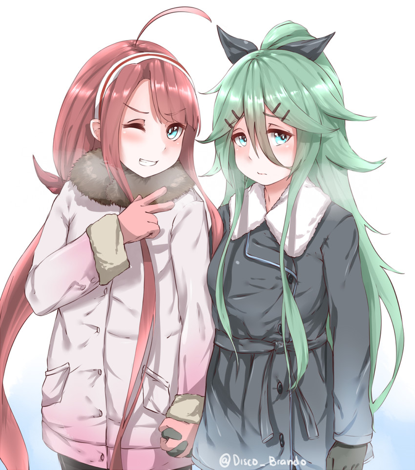 yamakaze and kawakaze (kantai collection) drawn by disco_brando