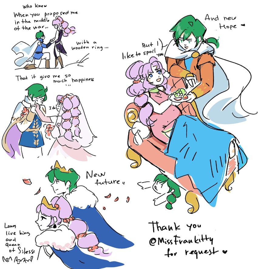tine and ced (fire emblem and 2 more) drawn by eili_enie