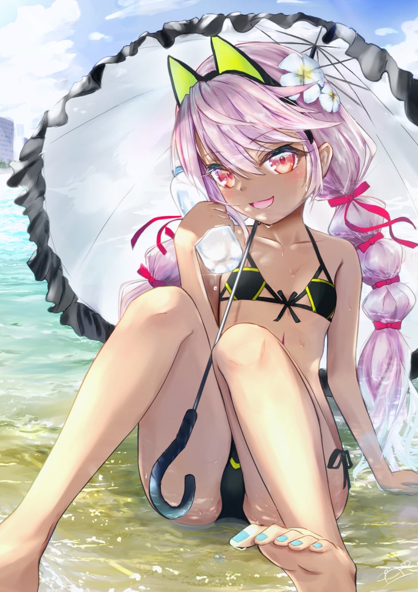 chloe von einzbern (fate and 1 more) drawn by asobeco
