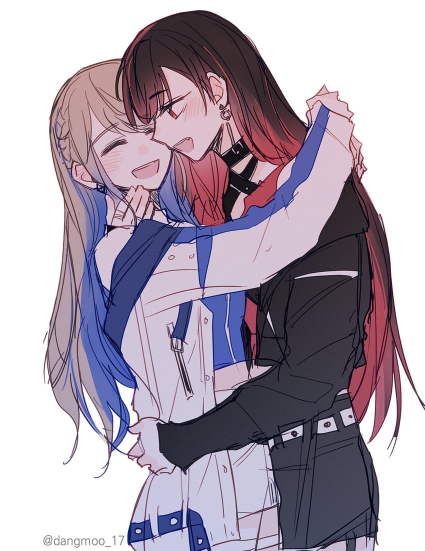 shiraishi an and azusawa kohane (project sekai) drawn by dangmoo_17