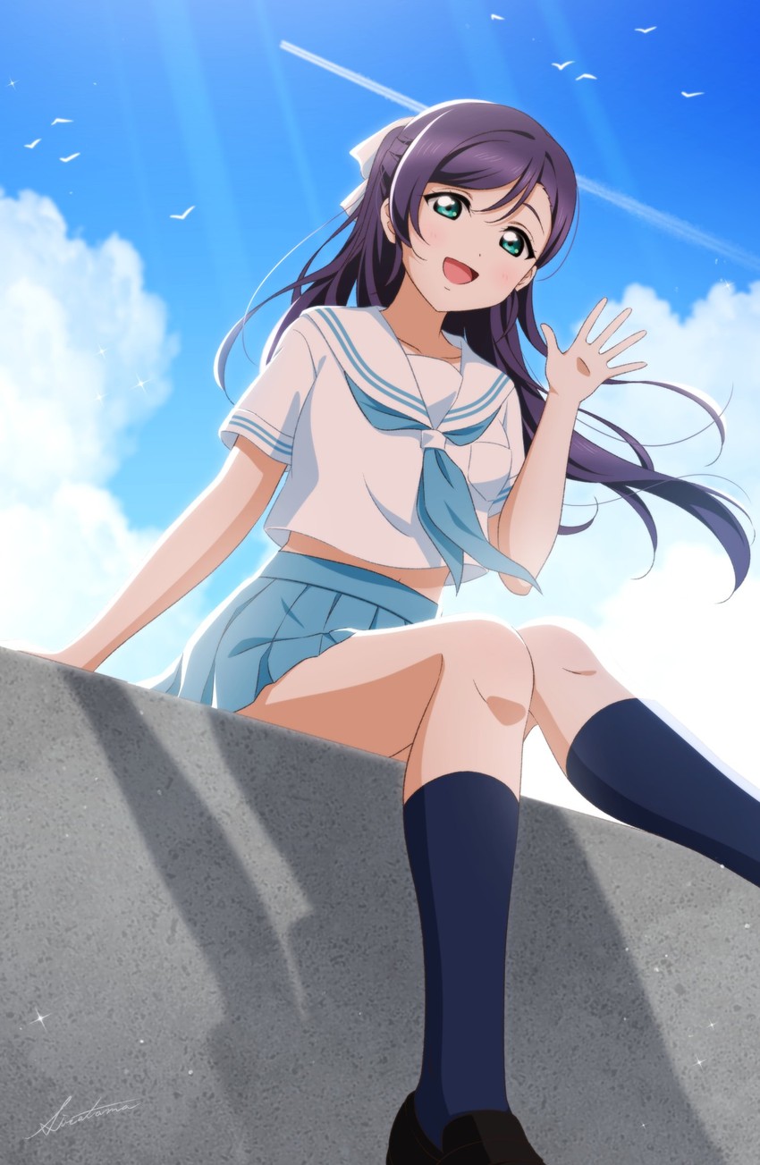 tojo nozomi (love live! and 1 more) drawn by shiratama_(siratama_ll)