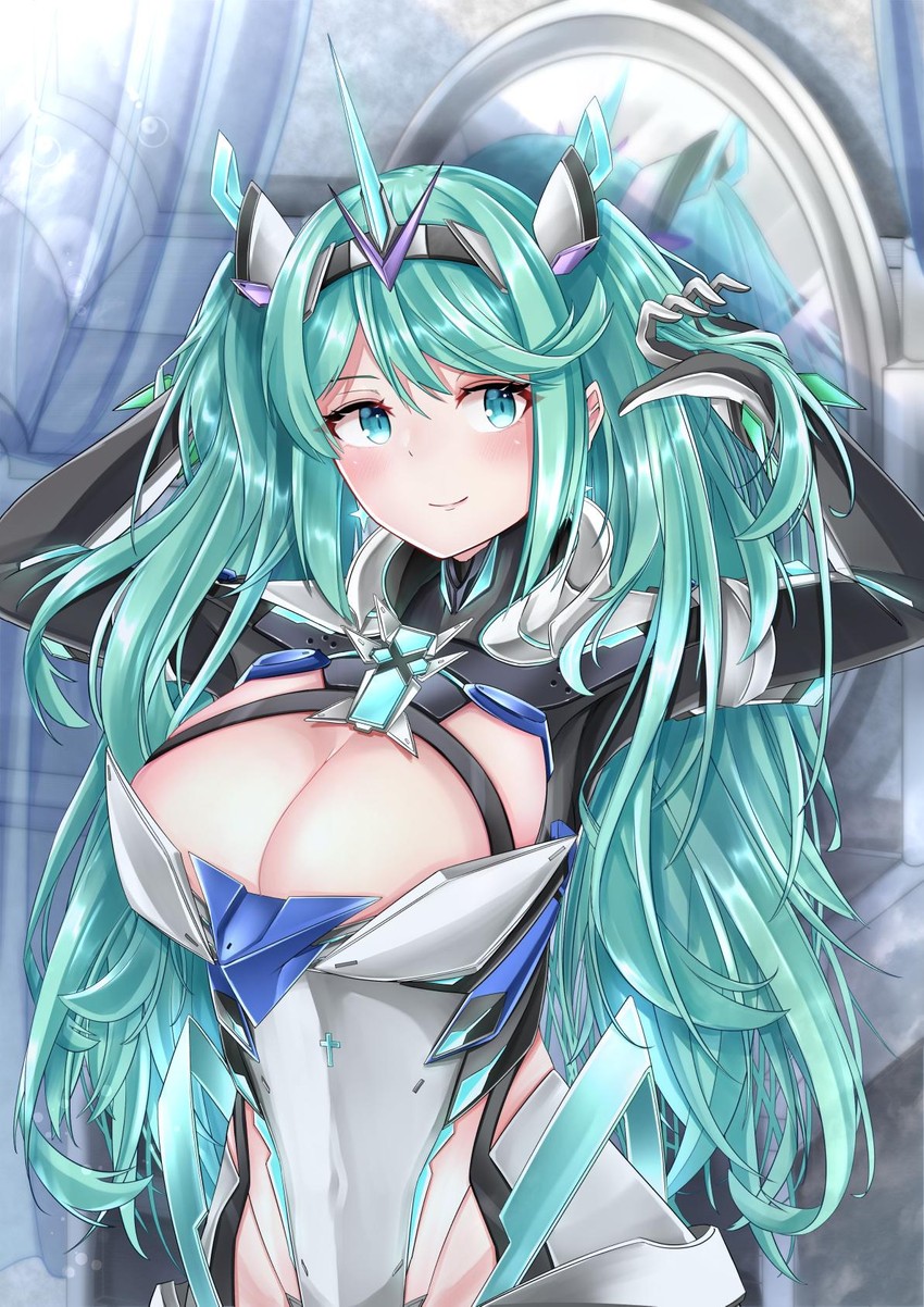 pneuma (xenoblade chronicles and 1 more) drawn by sarasadou_dan