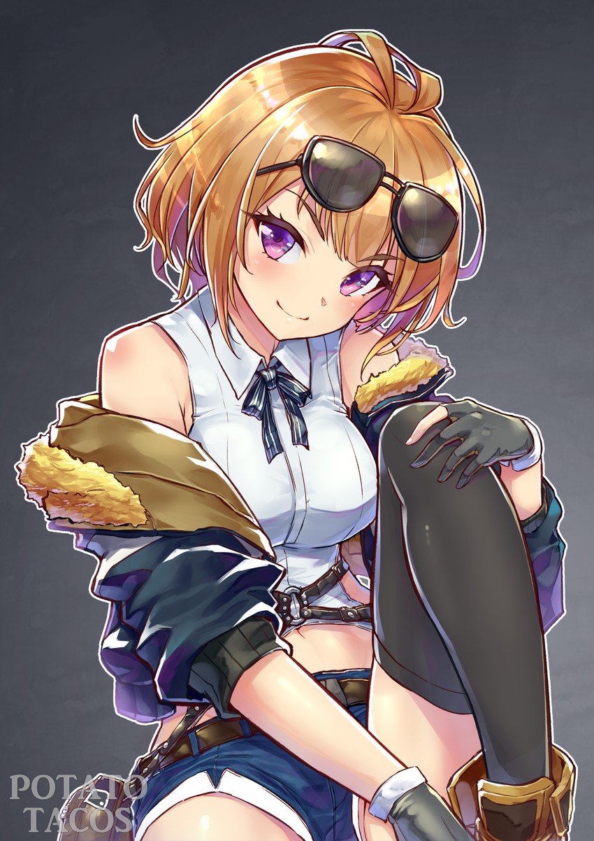 grizzly mkv (girls' frontline) drawn by potato_tacos