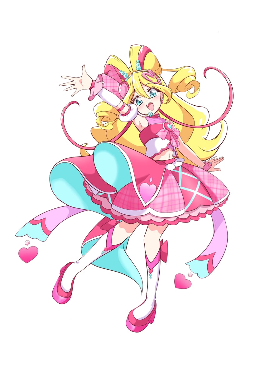 sakura uta and cure idol (precure and 1 more) drawn by yasutarou