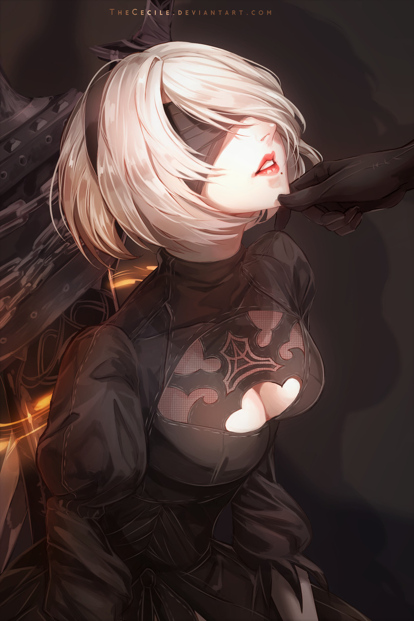 2b (nier and 1 more) drawn by the_cecile