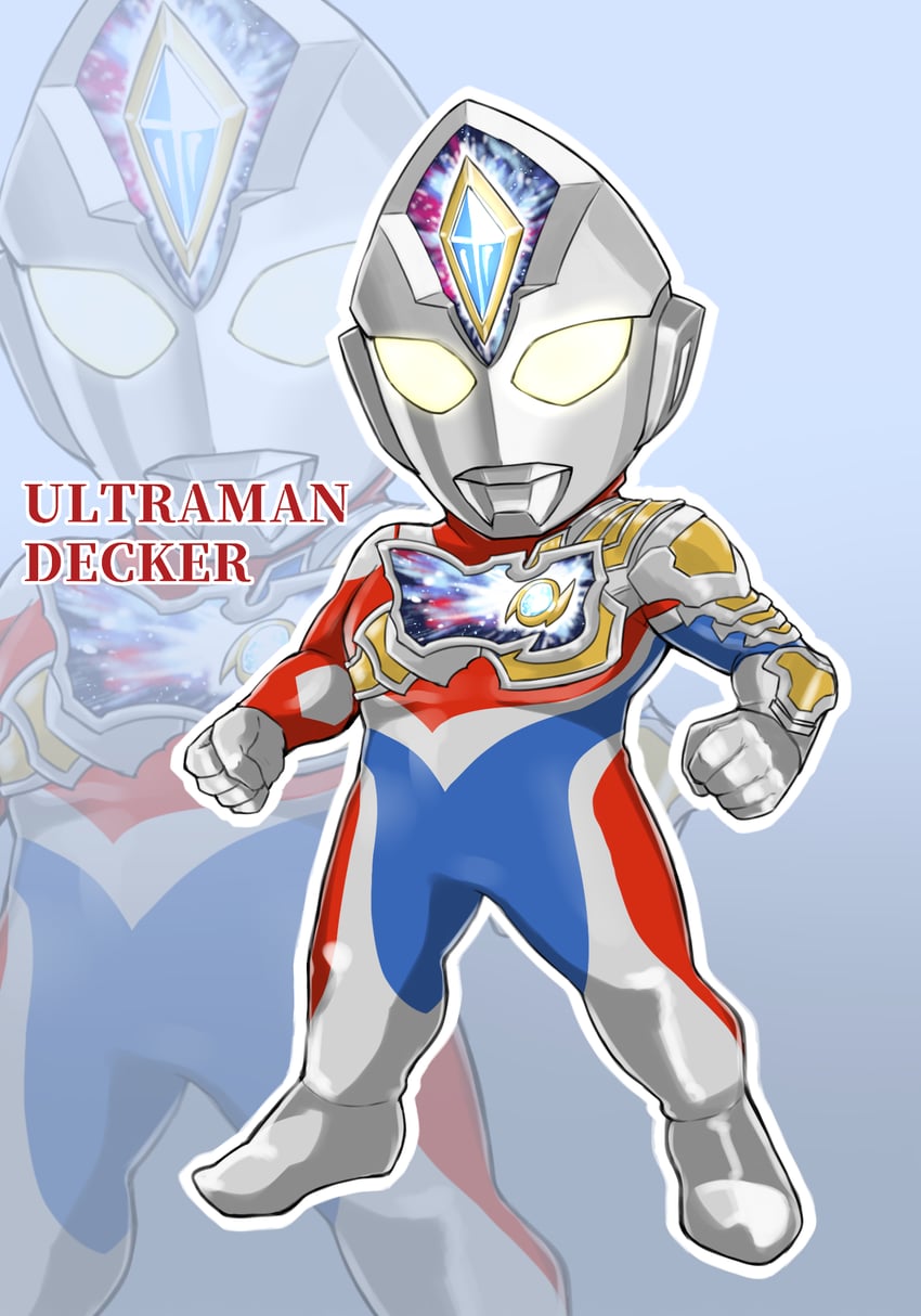 ultraman decker (ultra series and 1 more) drawn by tsubasa_(godbardtsubasa)