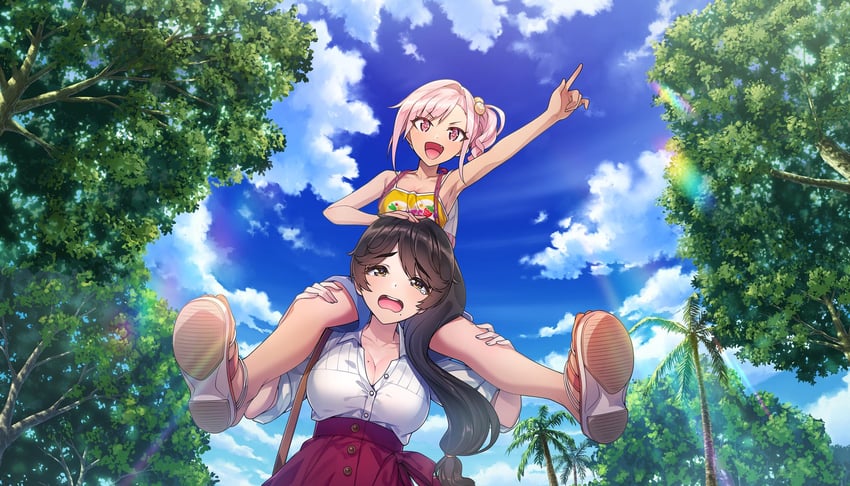 yamaba yume and urami kana (dolphin wave) drawn by ootomo_takuji