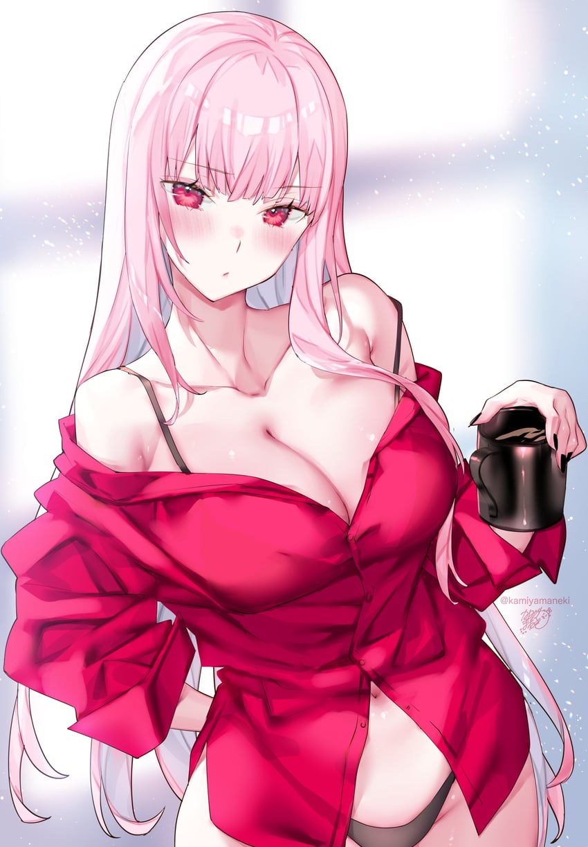 mori calliope (hololive and 1 more) drawn by kamiya_maneki