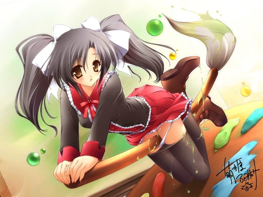 misaki aya (canvas and 1 more) drawn by moekibara_fumitake