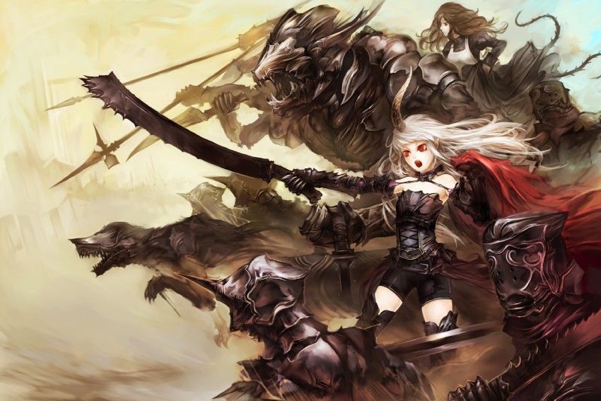 pixiv fantasia and 1 more drawn by suzuya_akinori