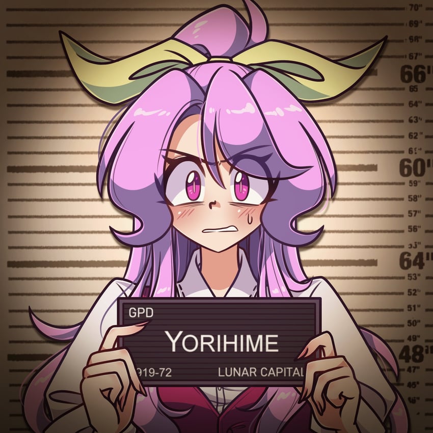 watatsuki no yorihime (touhou and 1 more) drawn by littlecloudie