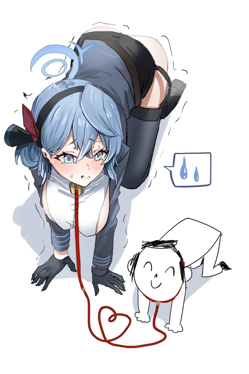 sensei, doodle sensei, and ako (blue archive) drawn by horn/wood