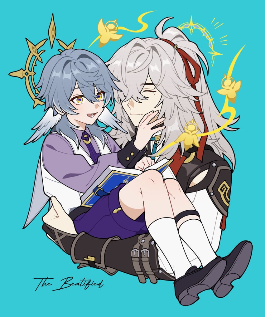sunday and jing yuan (honkai and 1 more) drawn by sos13825406402