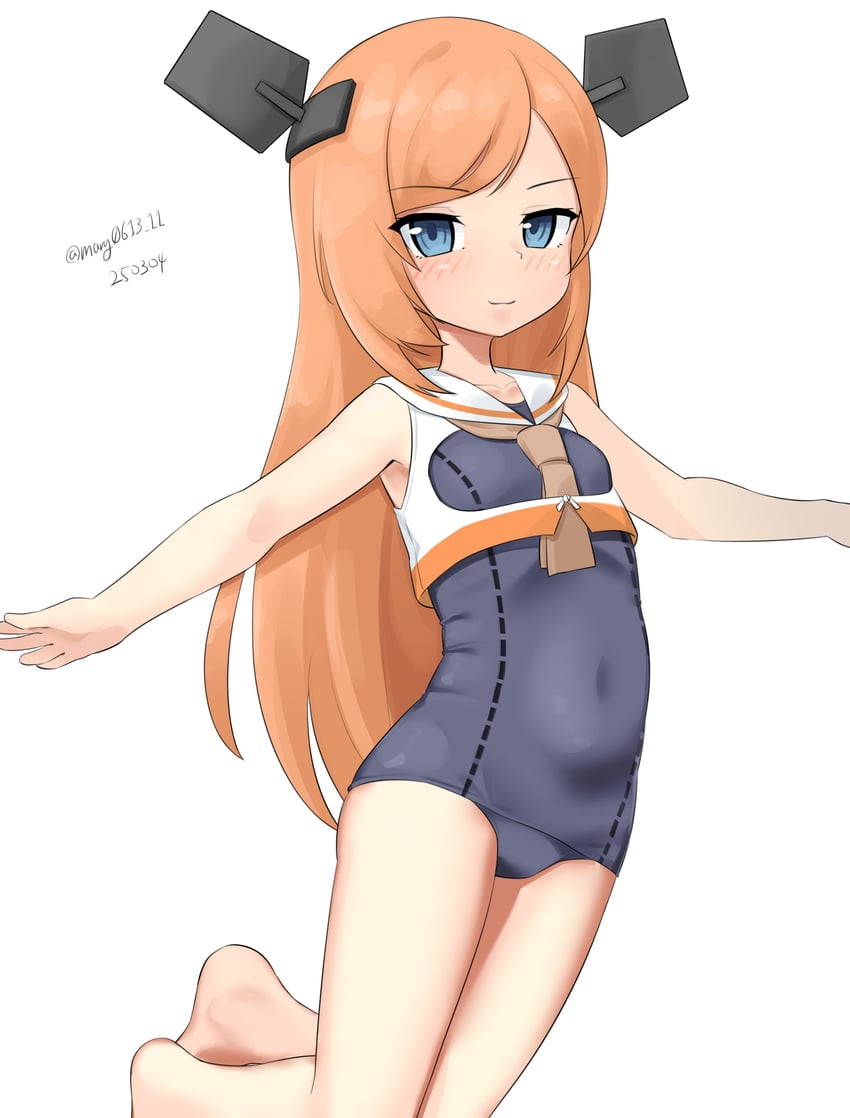 i-13 and salmon (kantai collection) drawn by maru_(marg0613)
