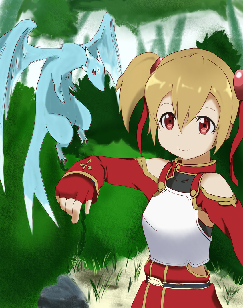 silica and pina (sword art online) drawn by nyanchu_(3783459)