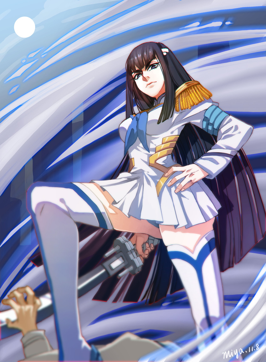 kiryuuin satsuki and junketsu (kill la kill) drawn by minikocul