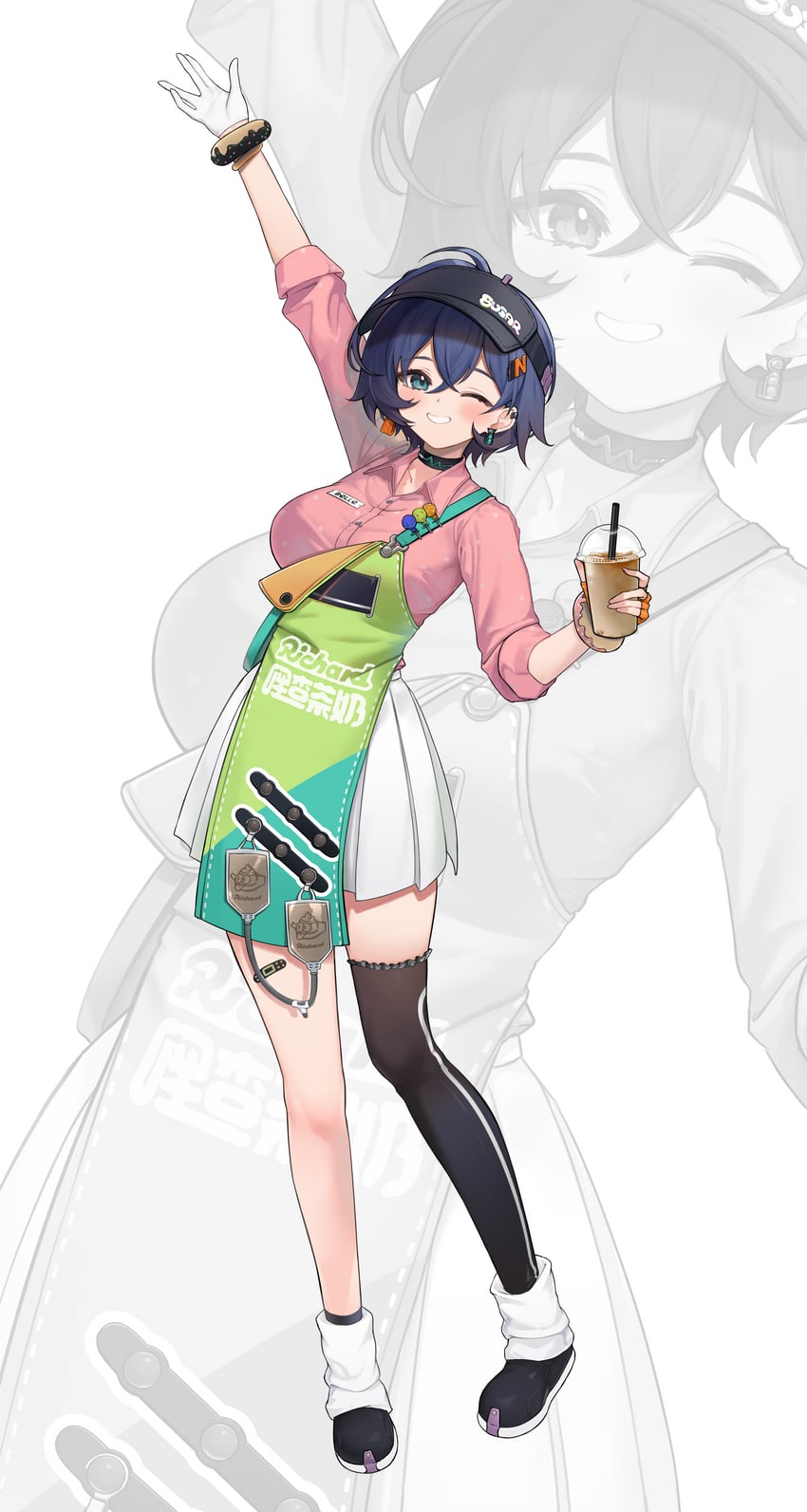 belle and coco (zenless zone zero) drawn by nanana_narang