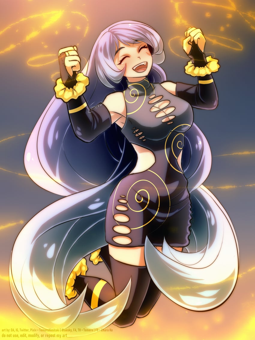 hado nejire (boku no hero academia) drawn by temerohimitaki
