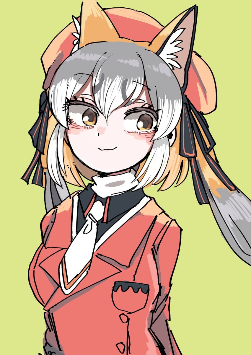 island fox (kemono friends and 1 more) drawn by kanmoku-san