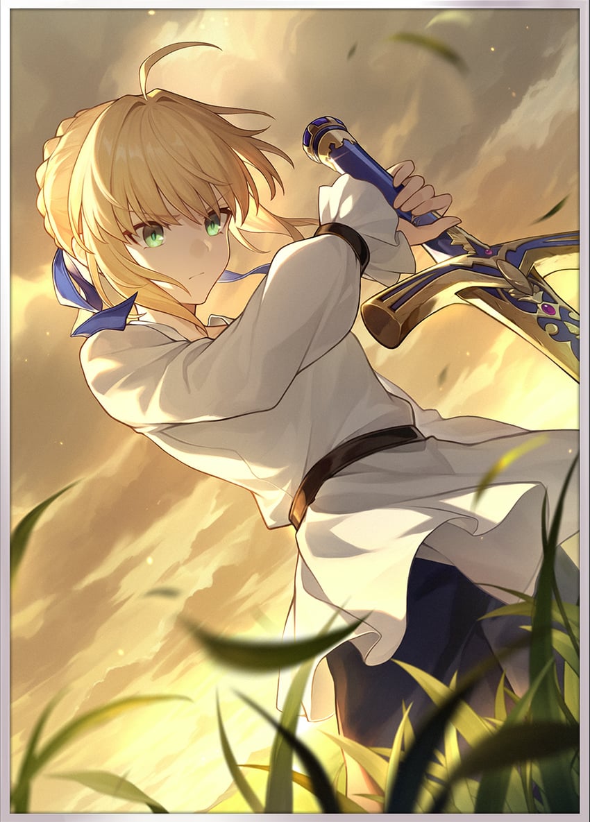 artoria pendragon and saber (fate and 4 more)