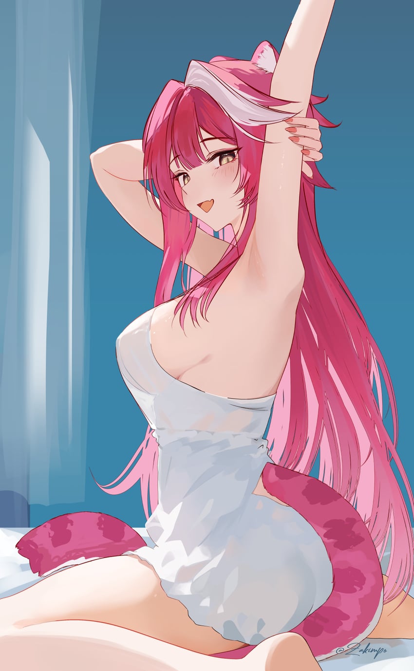 raora panthera (hololive and 1 more) drawn by zakimpo