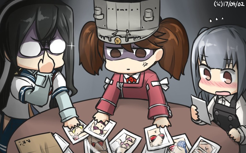 ryuujou, ooyodo, musashi, akashi, kasumi, and 4 more (kantai collection) drawn by hamu_koutarou