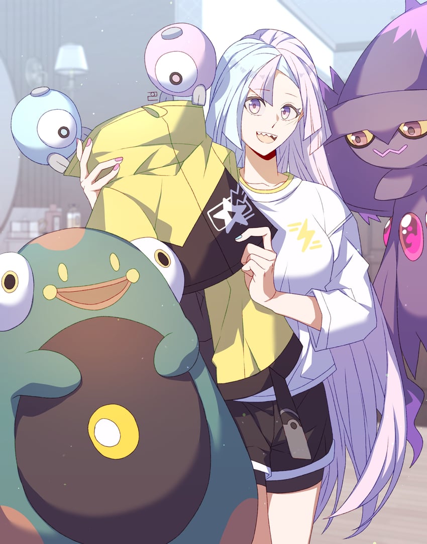 iono, mismagius, and bellibolt (pokemon and 1 more) drawn by stellaofastra