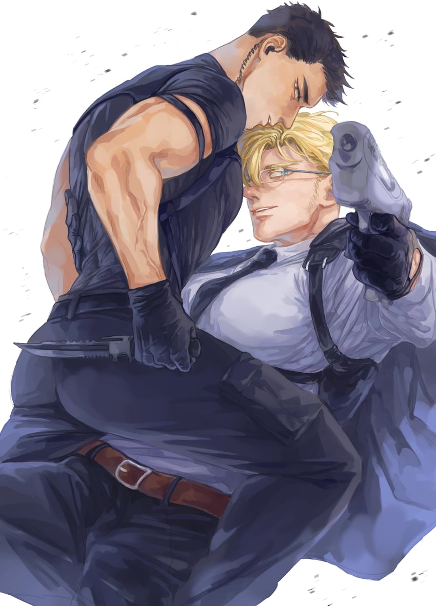 ao isami and lewis smith (yuuki bakuhatsu bang bravern) drawn by jo_(joonogbana)