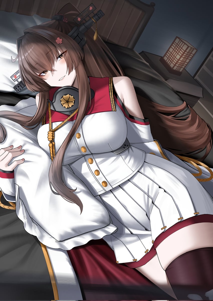 yamato and yamato kai ni (kantai collection) drawn by cliov