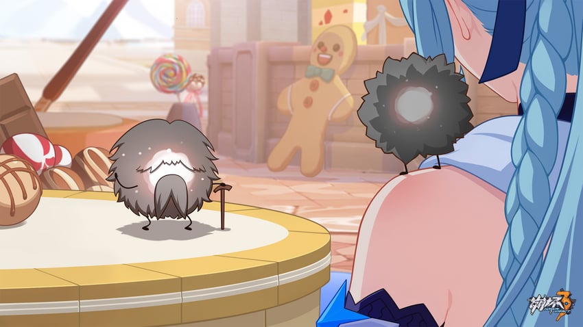 shigure kira, shub niggurath, and elder konpeito (honkai and 1 more)