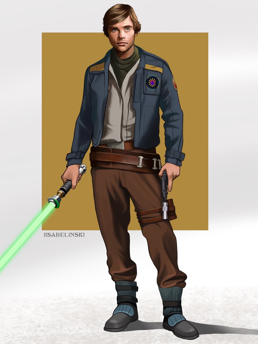 luke skywalker (star wars) drawn by iisabelinski