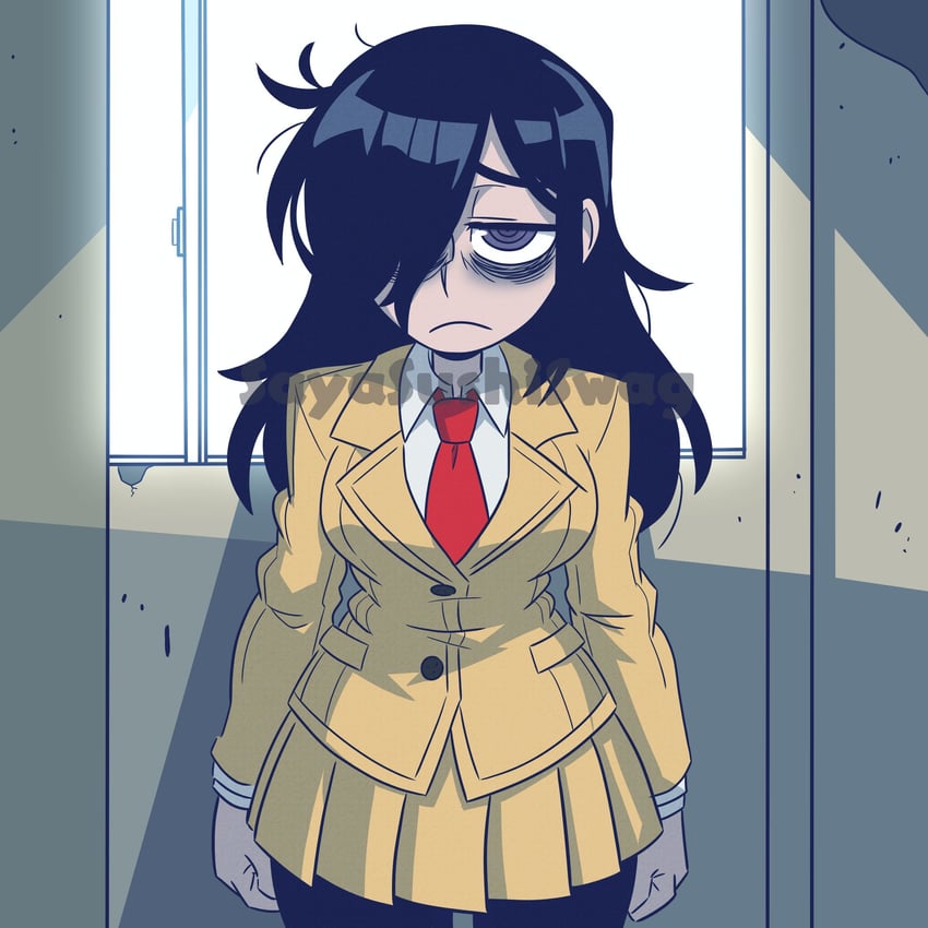 kuroki tomoko (watashi ga motenai no wa dou kangaetemo omaera ga warui!) drawn by sayasushiswag