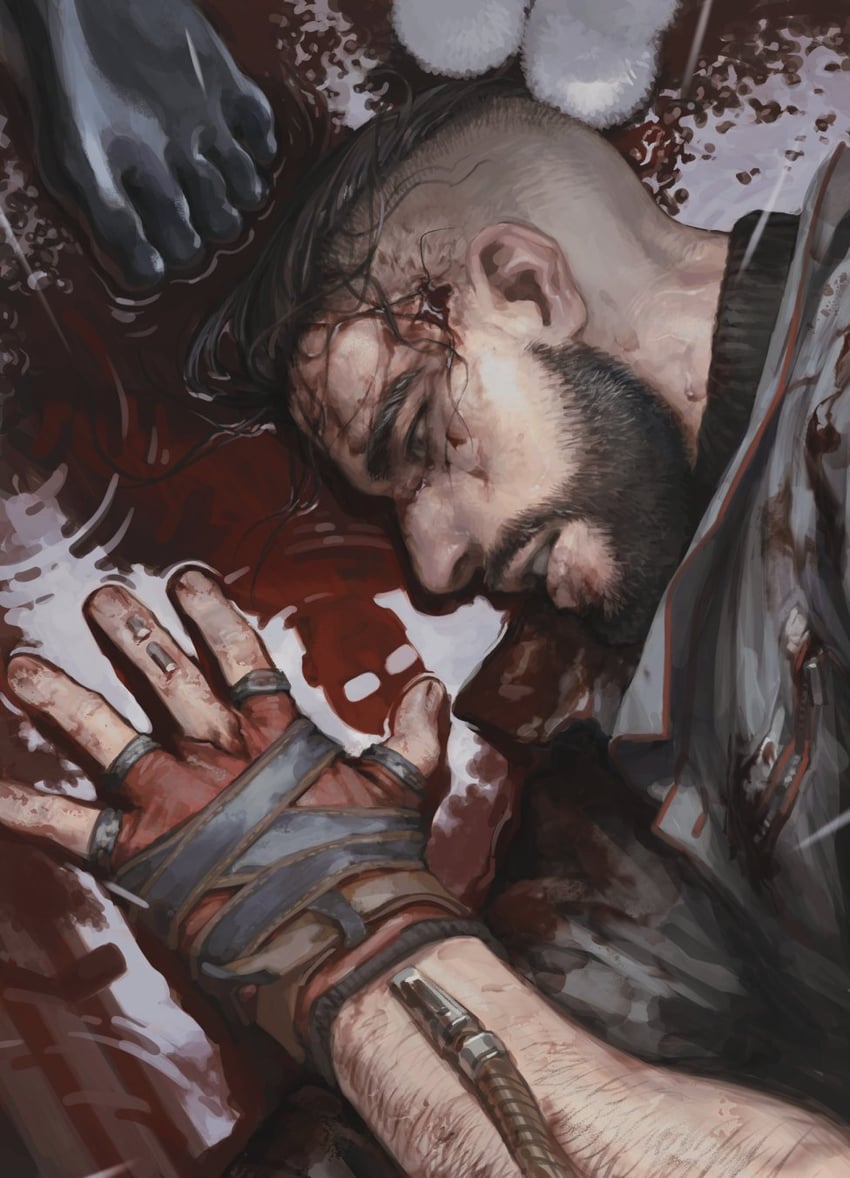 p-3 and char-les (atomic heart) drawn by fukurau