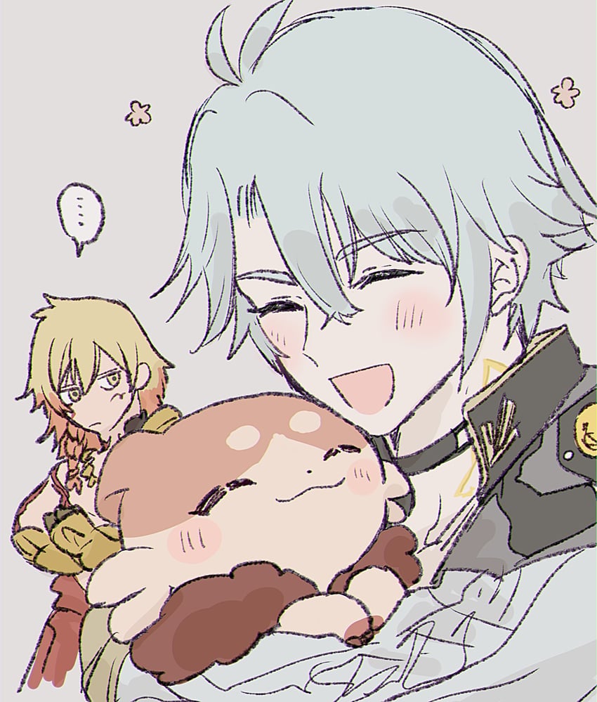 phainon, mydei, and mem (honkai and 1 more) drawn by tamasabu03112