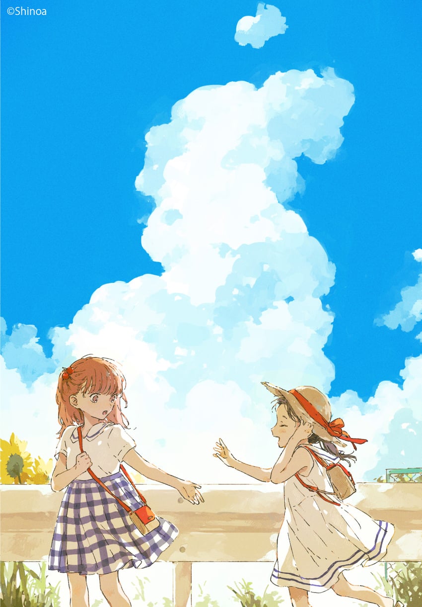 kousaka fuyuki and shirai eri (kono koi wo hoshi ni wa negawanai) drawn by kakmxxxny06