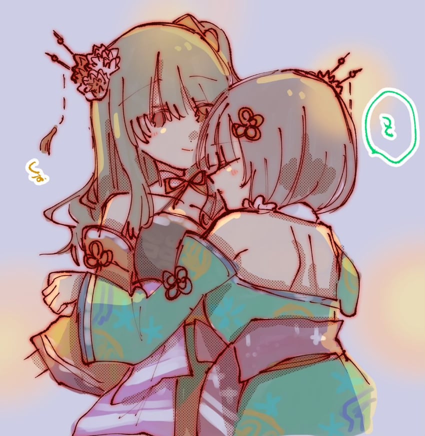 kuo shenlin and wang yujia (assault lily) drawn by rui_rui_rui0122